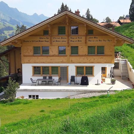 Bed and Breakfast Ferien In Der Bergwelt Von Adelboden Exterior foto